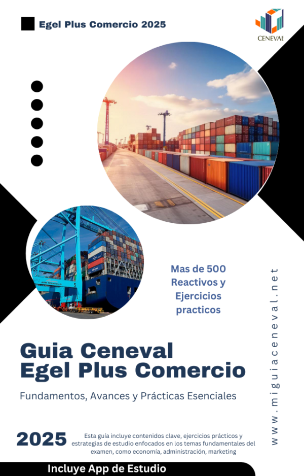 Guía CENEVAL EGEL Plus Comercio 2025