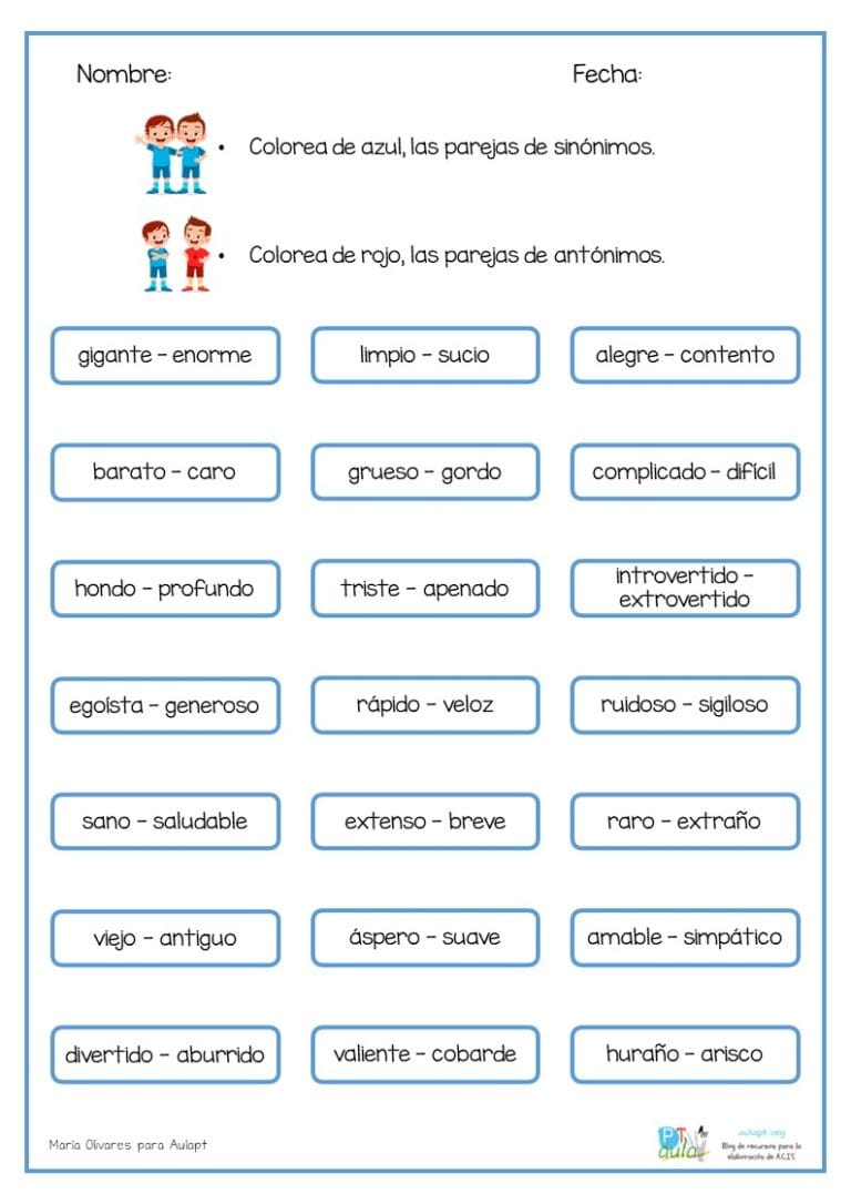 Sinónimos y Antónimos: Enriqueciendo tu Vocabulario