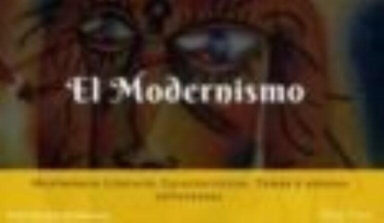 Sumérgete en el Movimiento Literario del Modernismo: Explora su belleza