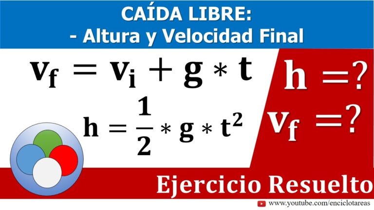 Ejercicios de Caída Libre: Soluciones Expertas